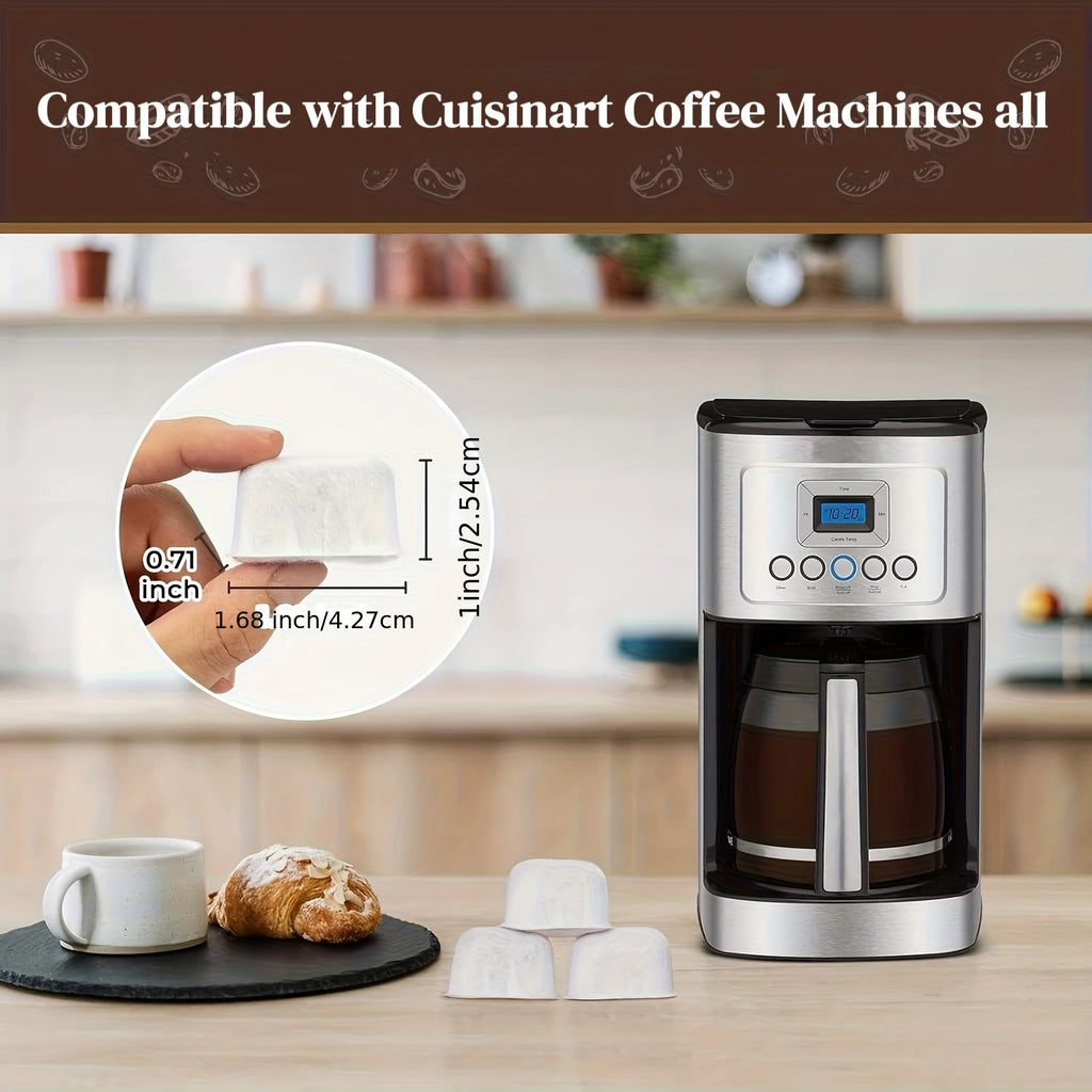 Coffee Filter Reusable Compatible Cuisinart Makers 12-14cup Charcoal Qme