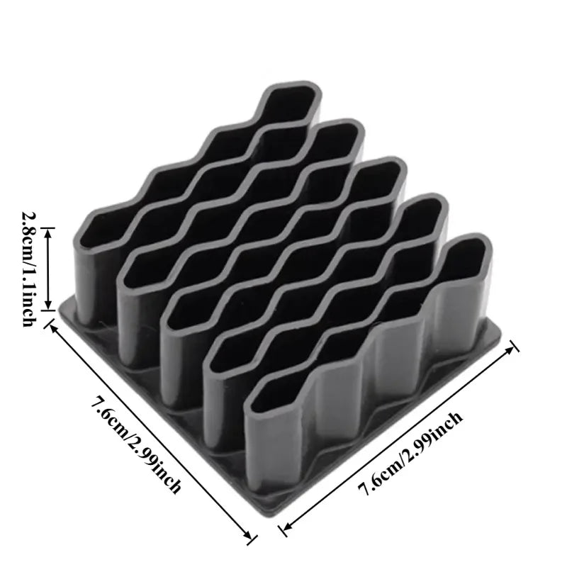Ointment Holder Desktop Stand Silicone Material Cosmetics Storage Qme Black