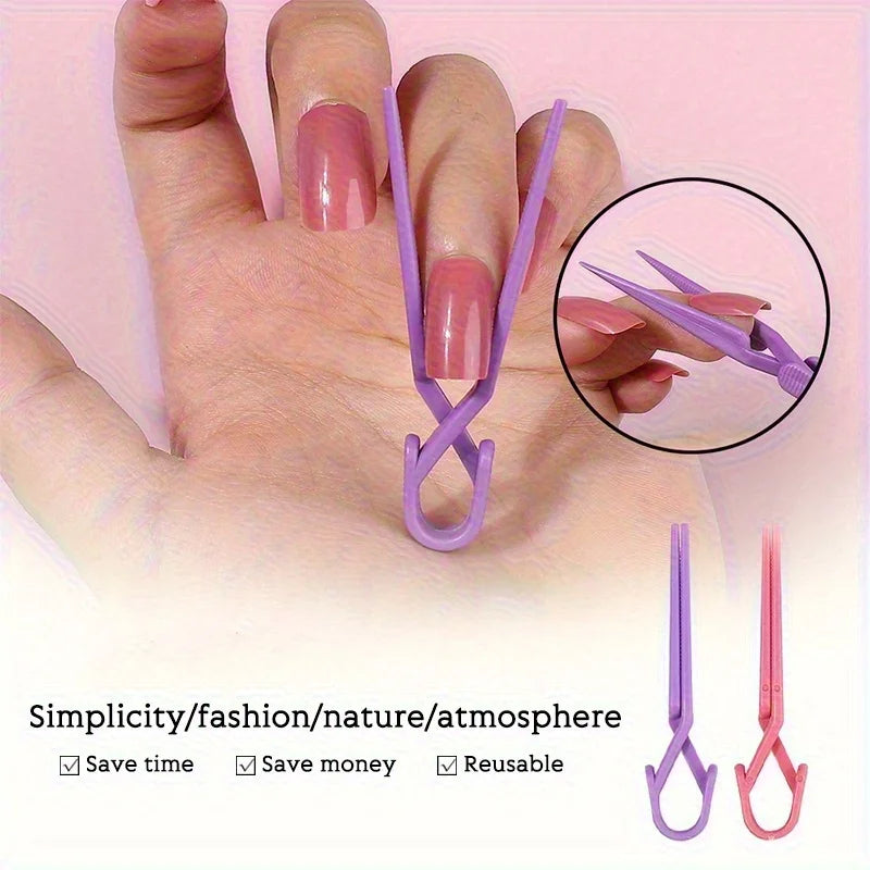 35pcs Nail protection clips, shaping clips, for manicure, polishing and dyeing protection clips, nail trimming tools. Qme