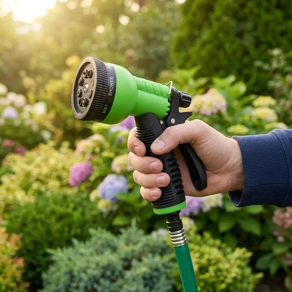 Adjustable Spray Patterns Lawn Garden Hose Nozzle Sprayer Water Qme