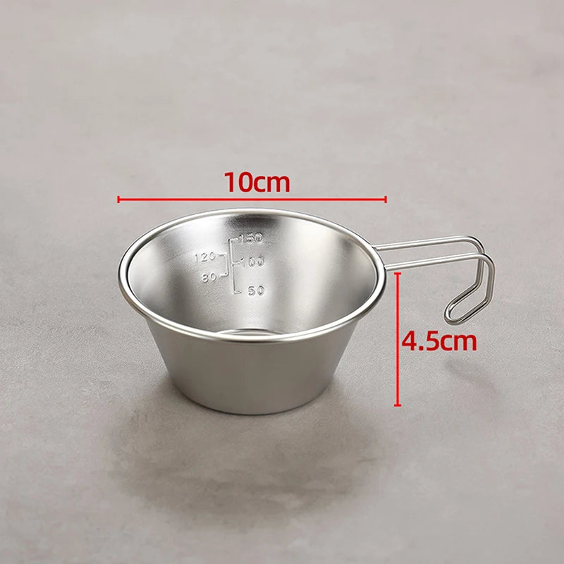 10 12 Sierra Cup Outdoor Stainless Steel Coffee Picnic Tableware Qme 1