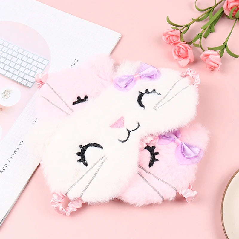 Sleep Mask Kids Lightweight Eye Cover Anime Cartoon Design Travel Rest Qme