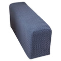 Couch Arm Covers Washable Armchair Slipcovers Checkered Pattern Armrests Chair Covers Suitable for Chairs and Sofas Qme Dark Gray