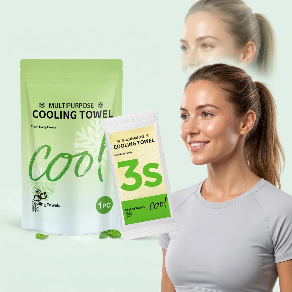 New Dispoable Quick Drying Neck Wraps Ice Towel Soft Breathable Cold Towel Sports Running Yoga Gym Club Sports Qme