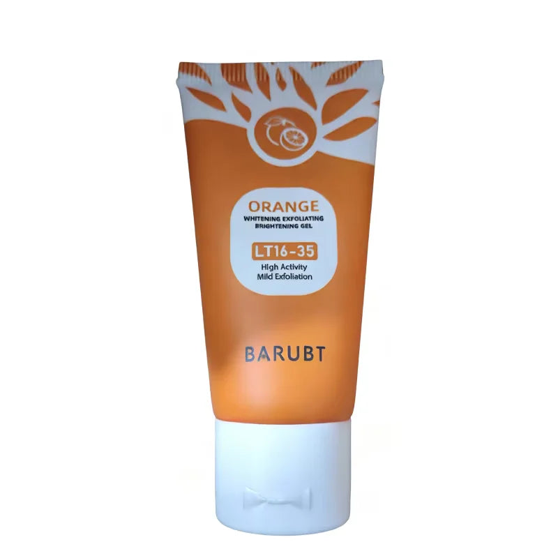 50g Orange Exfoliating Gel For Facial Body Gentle Orange Facial Scrub Body Cleansing Gel Dead Skin Remover Scrub Skin Cleaning Qme 1pc