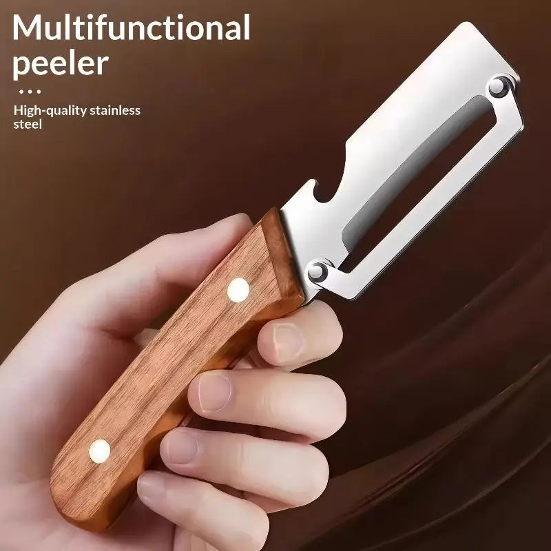 Stainless Steel Dual Side Vegetable Peeler Peeling Julienning Qme A6