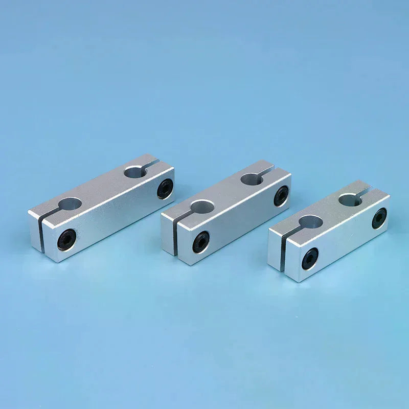 6MM 8MM Pillar Parallel Clamp With The Same Diameter Optical Axis Fixing Steel Pipe Round Frame Connector Qme