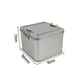 Square Portable Metal Tin Boxes Mini Sealed Storage For Candy Pills Coin Jewelry Home Organizer Qme 1pcs