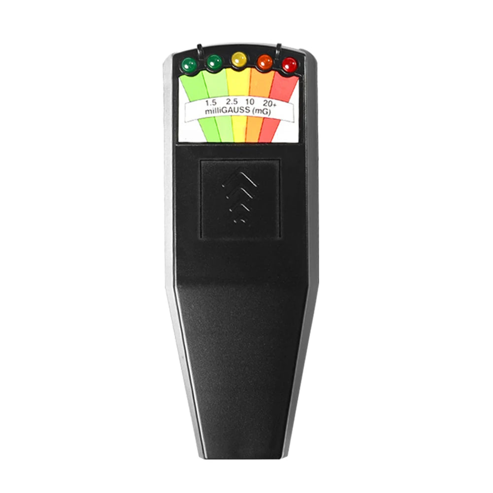 Electromagnetic Field EMF Gauge Meter Ghost Hunting Detector Portable EMF Magnetic Field Detector Electrical Instruments Qme black