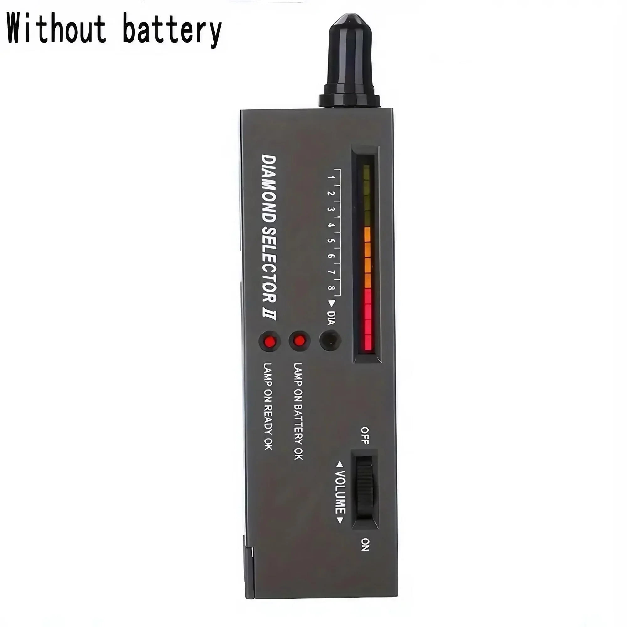 Thermal Conductor Diamond Pen Hardness Tester Detecting The Authenticity of Diamonds Jadeite Jade Portable Test Tool Qme black