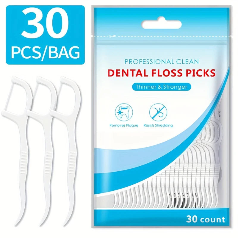 30 50 150 300 Ultra-fine Disposable Smooth Dental Floss Household Qme