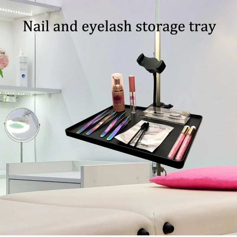 Adjustable Lash Tray Holder for Ring Light Clip On Organizer Stand for Eyelash Extension Beauty Accessories Qme