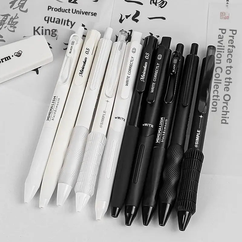 Gel Ink Pens Fast Dry Smoothly Write Journals Notes Business Papers Qme