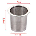 1pcs Loose Tea Steeper Stainless Steel Fine Mesh Strainers Large Capacity Teapot Infuser Filter For Tea LeafAnd Spices Straining Qme as shown