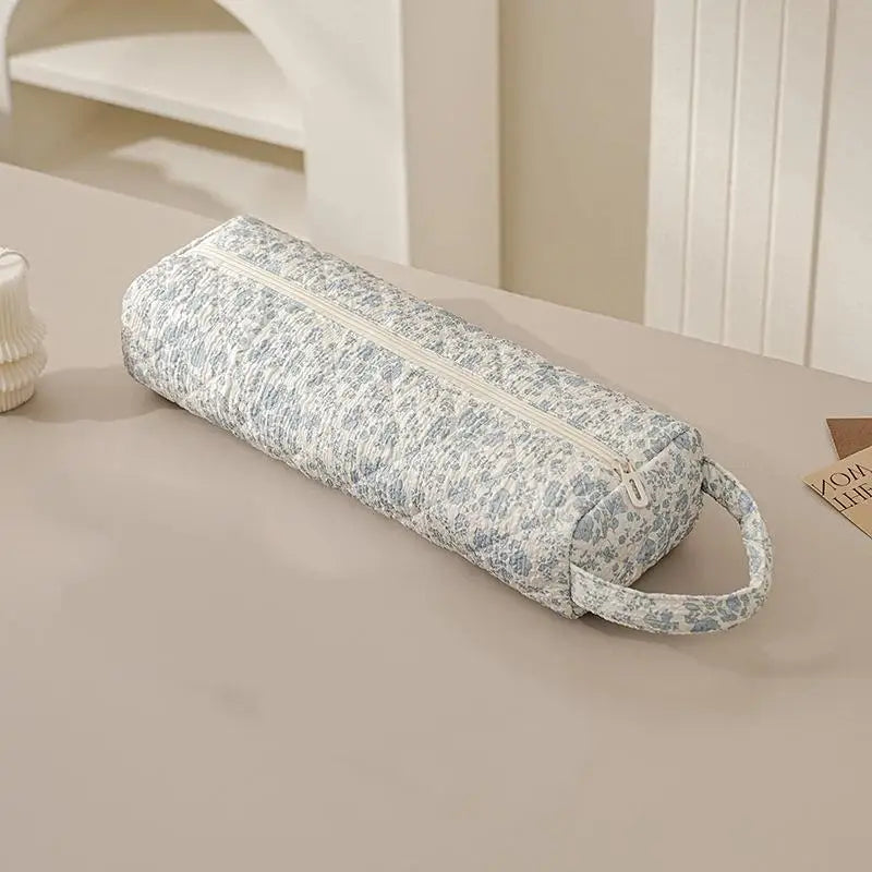 Hair Dryer Storage Bag Quilting Large Capacity Dustproof Curler Storage Bag With Handle Portable Carrying Case For Travel Qme style 2