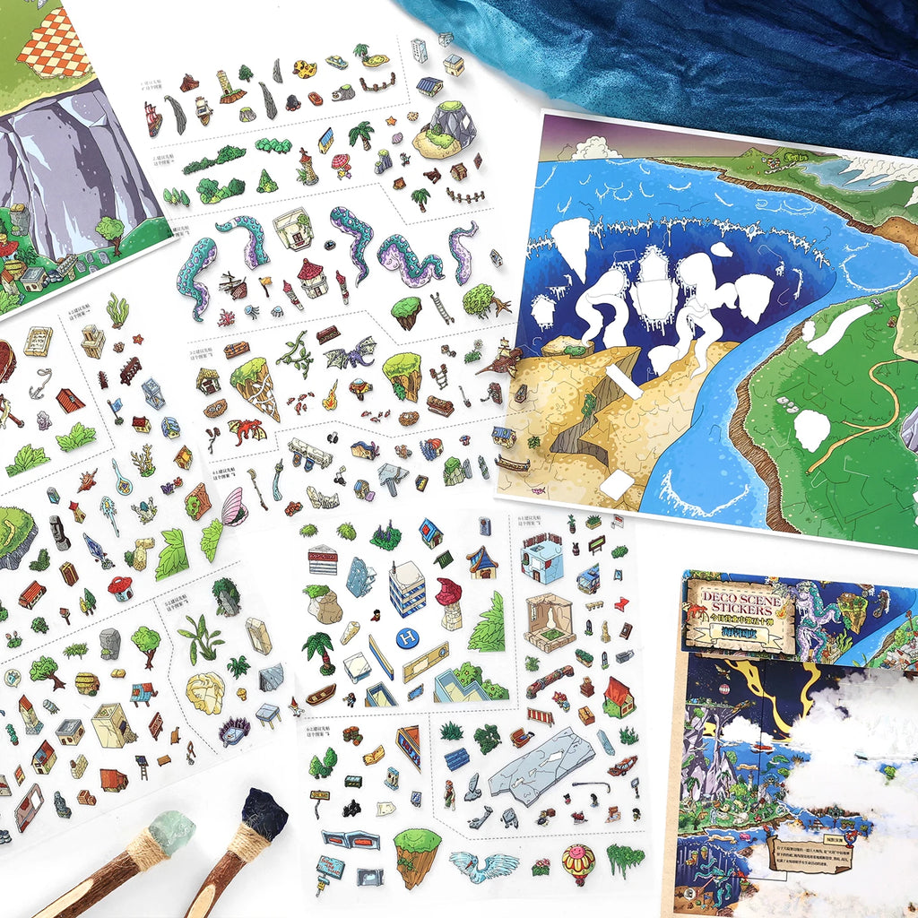 Today's opening series Kawaii Cut Film Stickers Pack Korean Stationery 4 Sheets Aesthetic Journal Sticker Scrapbooking Supplies Qme