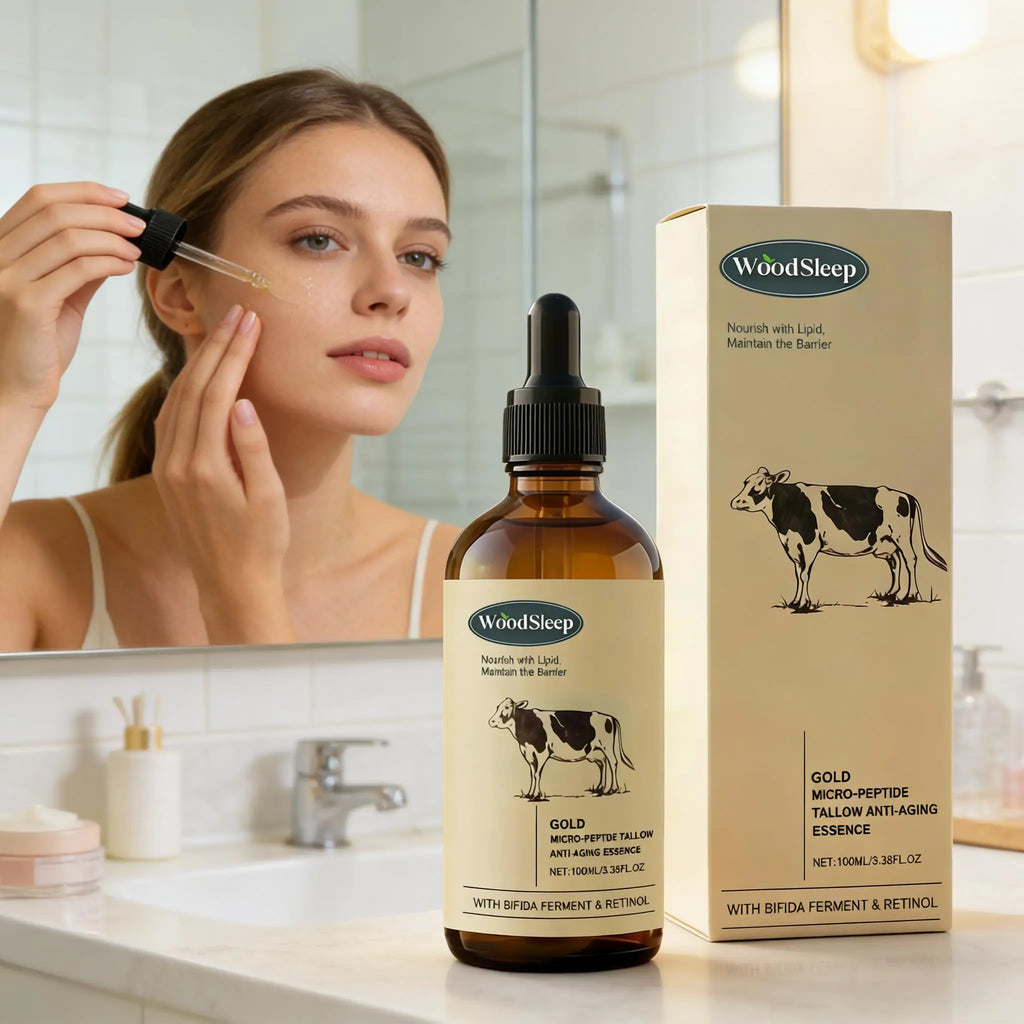 Beef Tallow Serum Anti-Wrinkle Shrinking Pores Tighten Loose Skin Reduce Fine Lines Hydrating Anti Aging Moisturizing Face Care Qme