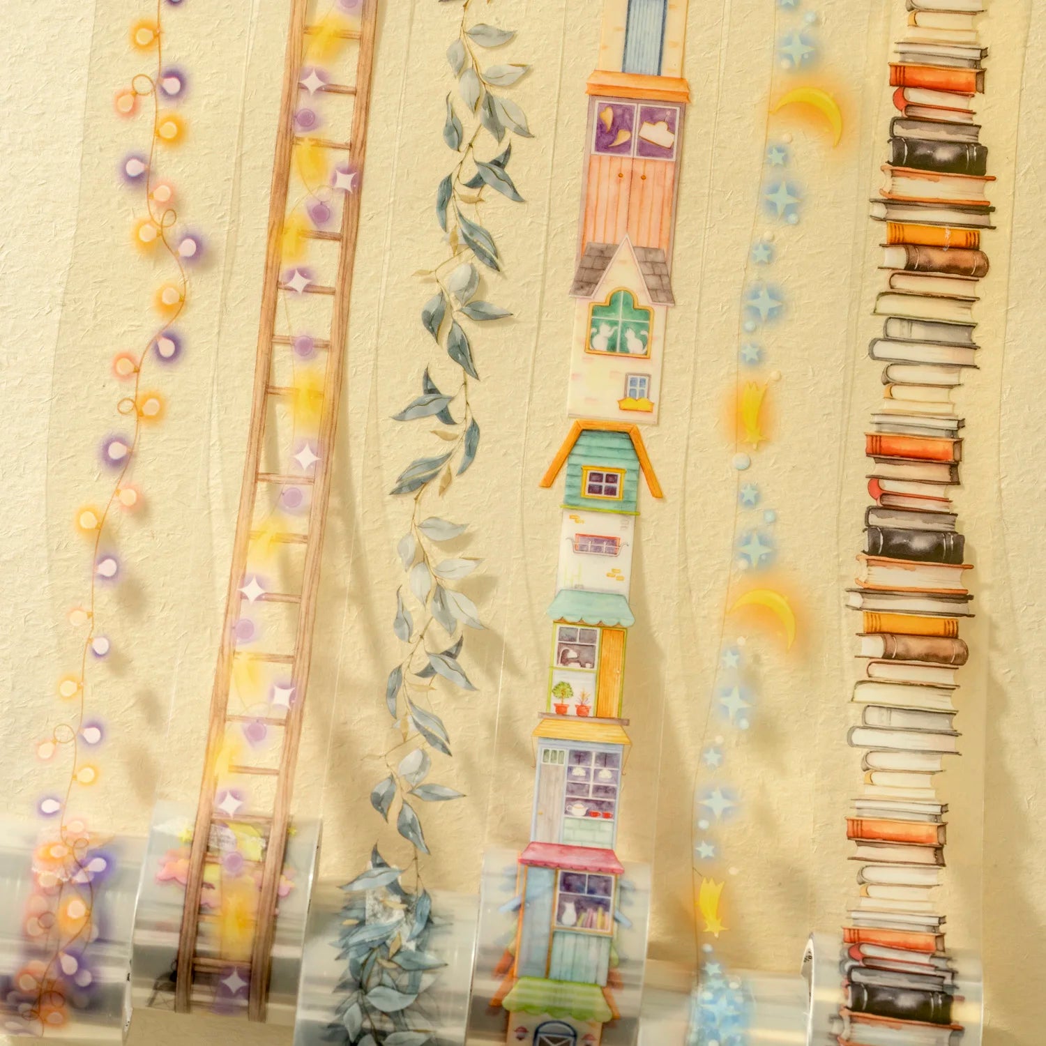2m/Roll Vintage Book Theme Washi Tape Decorative Scrapbppking Stickers Masking Tapes For DIY Craft Planner Notebook Stationery Qme