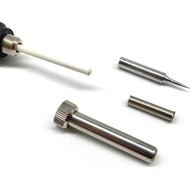 907 Solder Tip Sleeve Electric Soldering Iron Station Cannula Casing Qme