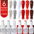 Arte Clavo Gel Nail Polish Milk Tea Popular UV Lamp Soak Off Art DIY Qme AC-ZBZH71-6B