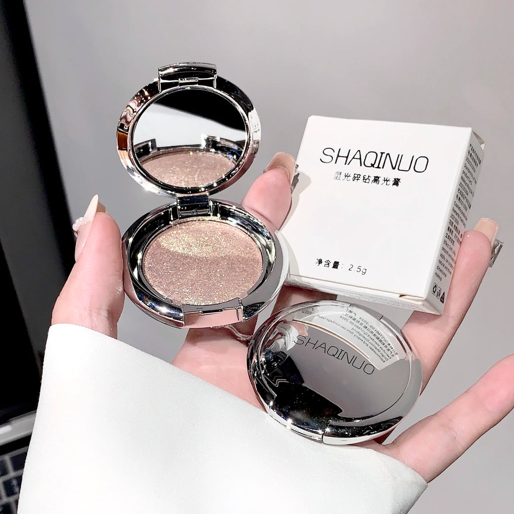 SHAQINUO Highlighter Cream Radiant Shimmer Powder Smooth Potato Mash Qme
