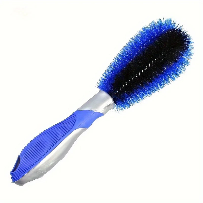 1pc, Non-Slip Car Wheel Brush - Soft Handle Tire Cleaning Brush for Easy and Effective Cleaning - Perfect for Household Qme Blue
