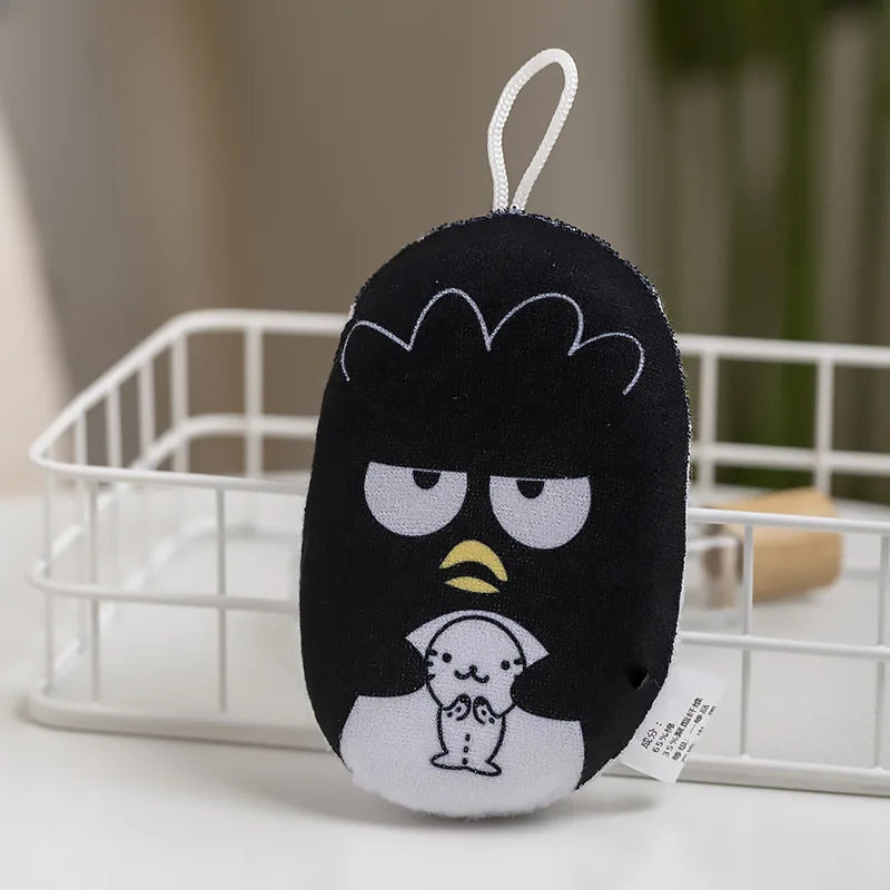 Hello Kitty Kuromi Cartoon-themed Bath Scrubber and Bath Ball Cute and Soft Bath Sponge with Bubble-Making Net Qme 4