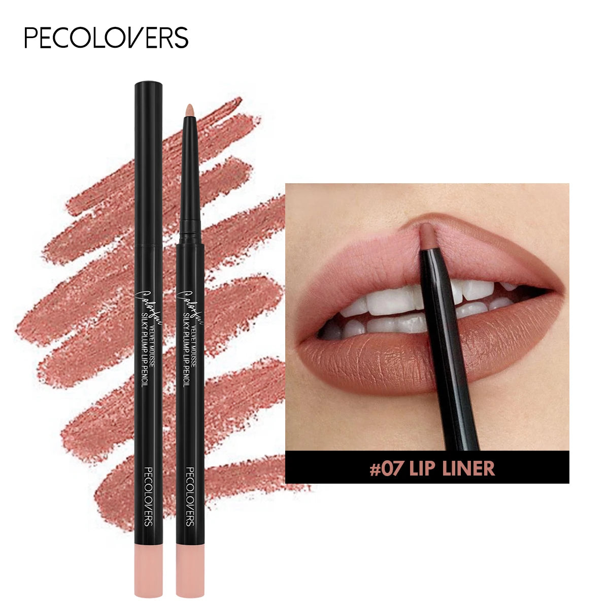 Nude Velvet Matte Lipstick Long Lasting Waterproof Rendering Qme 07