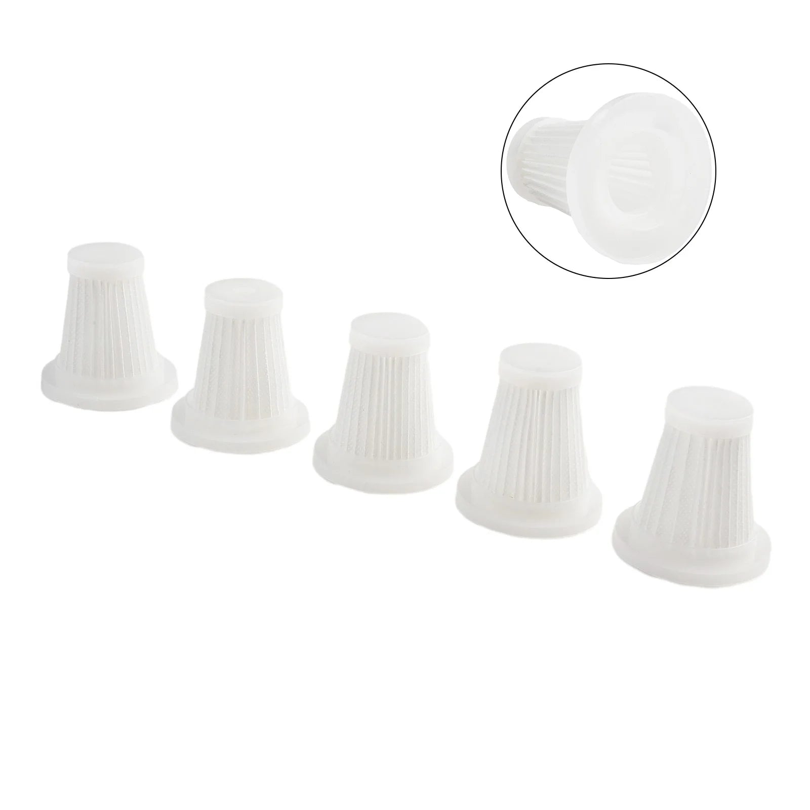 Car Vacuum Cleaner Accessories Replace Washable Filters For Sweeper Essentials Household Reusable Supplies Cleaning Parts Qme 5pcs