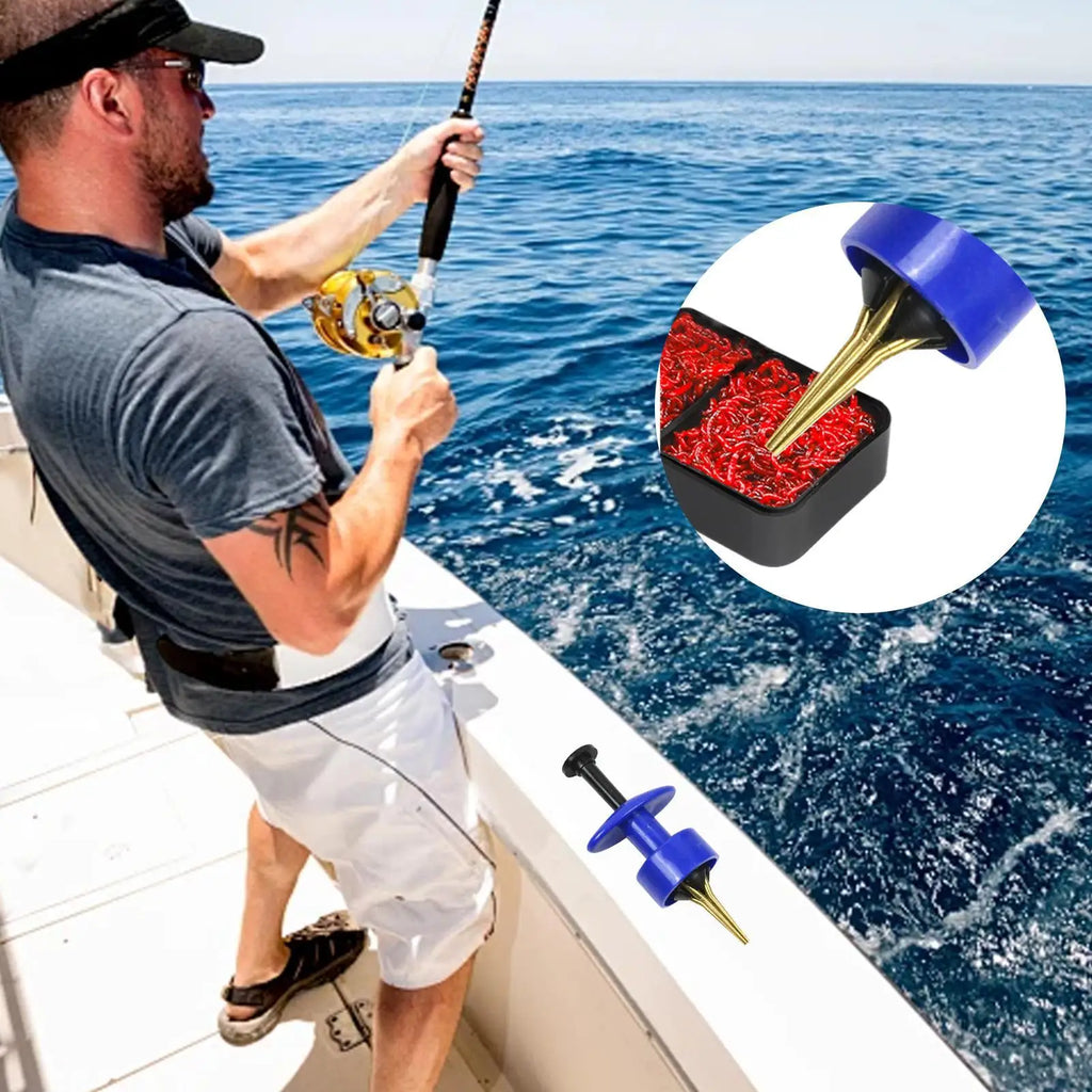 Lure Bander Portable Pellet Bander Anti-Slip Bait Tool Pellet Clip Fishing Accessories Kit Fishing Tackle Bait Bander for Carp Qme