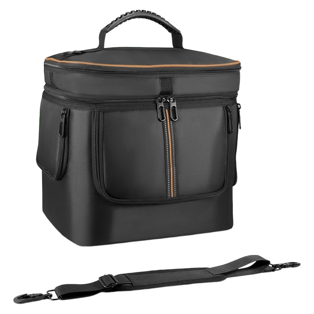 Carrying Case for Jackery Explorer 1000 V2 Travel Carrying Bag Protective Case Waterproof Anti-drop with Shoulder Strap & Handle Qme black