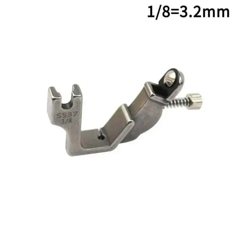 S537 Pleated Wrinkled Presser Foot Right Guide Multifunctional Lockstitch Sewing Machine Feet Industrial Pressing Foot Qme 3mm