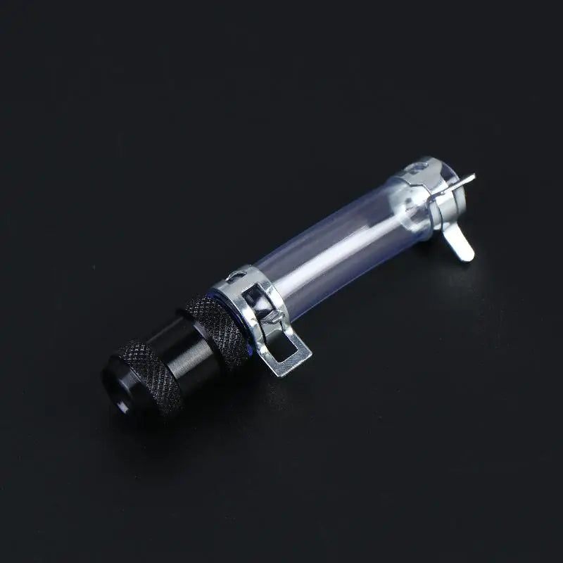 Universal Motorcycle Air Filter Drain Tube Head Use CNC Alloy Plug Qme Black