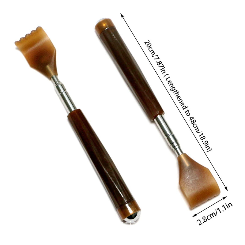Extendable Magnetic Ball Hackle Back Scratcher Magnet Telescopic Qme