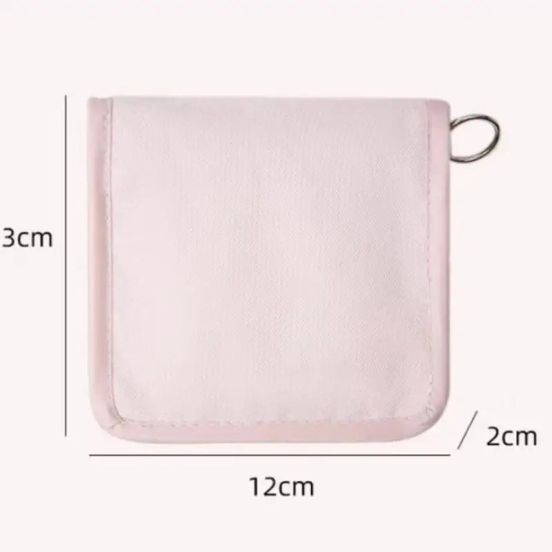 Portable Medical Pouch Foldable Pill Organizer Zipper Sort First Aid Qme S Pink