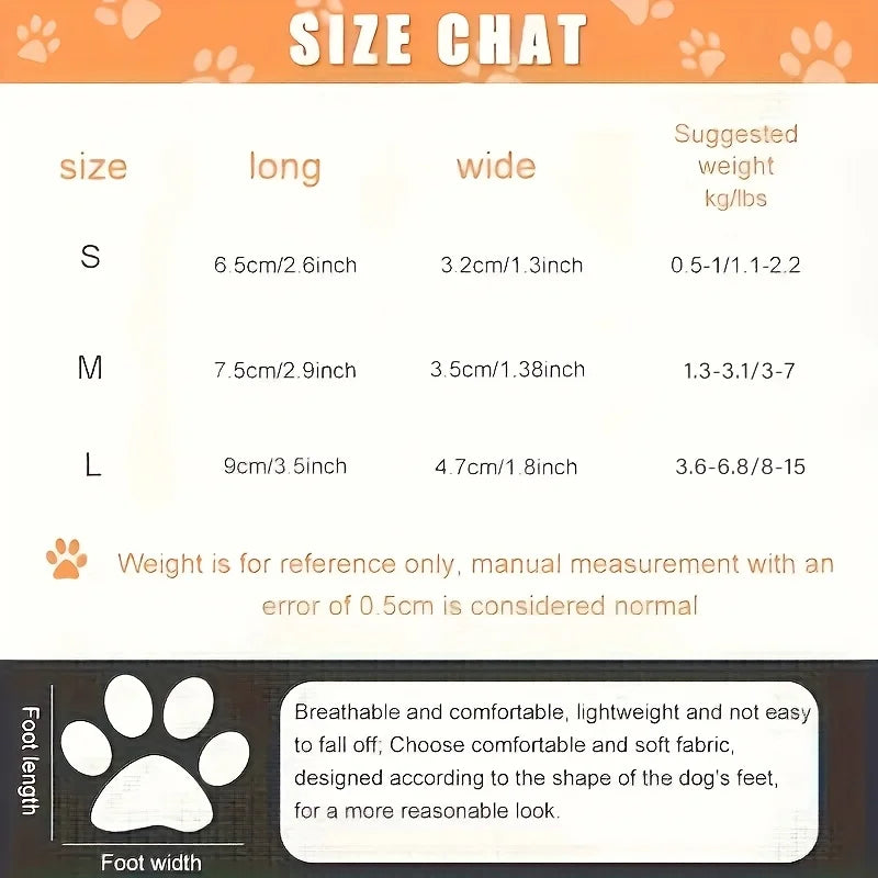 Suitable for ultra small dogs and cats, anti slip indoor pet paw protection, indoor hardwood floor wearing, multiple styles Qme