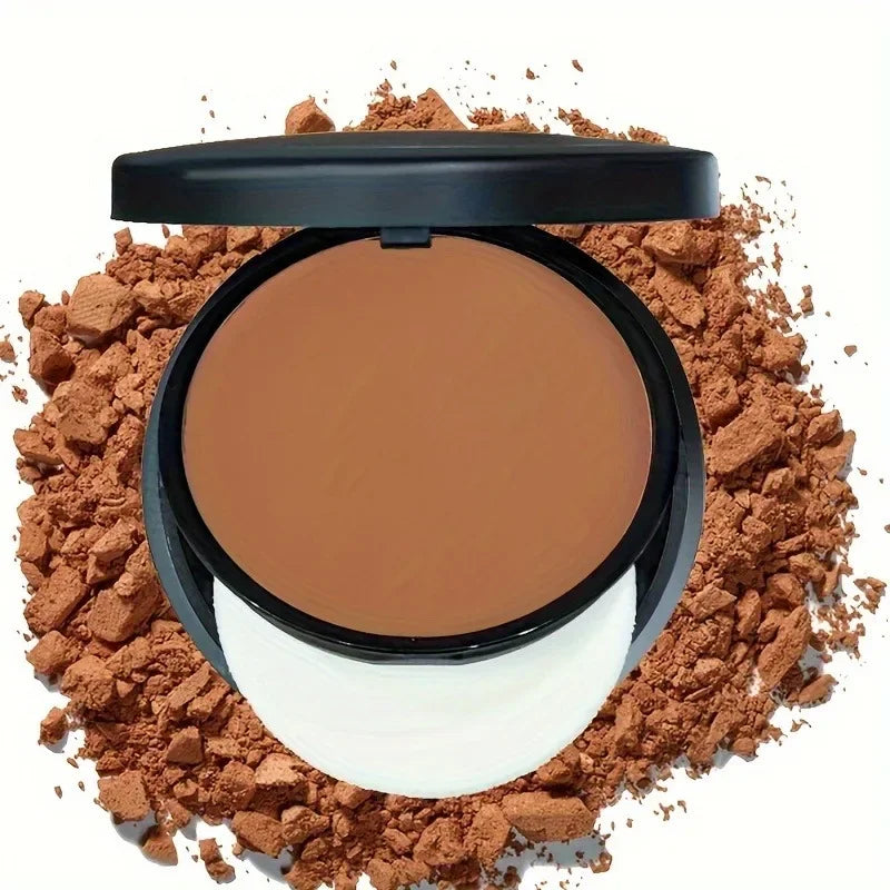Sweat-Resistant Contouring Powder Palette - Matte Buildable Coverage for All Skin Tones Highlight & Shadow Makeup Qme