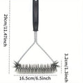 Premium Stainless Steel BBQ Grill Cleaning Brush - Durable, Rust-Resistant, Ergonomic Y-Shape for Deep Cleaning - Non-Stick Qme 1pc