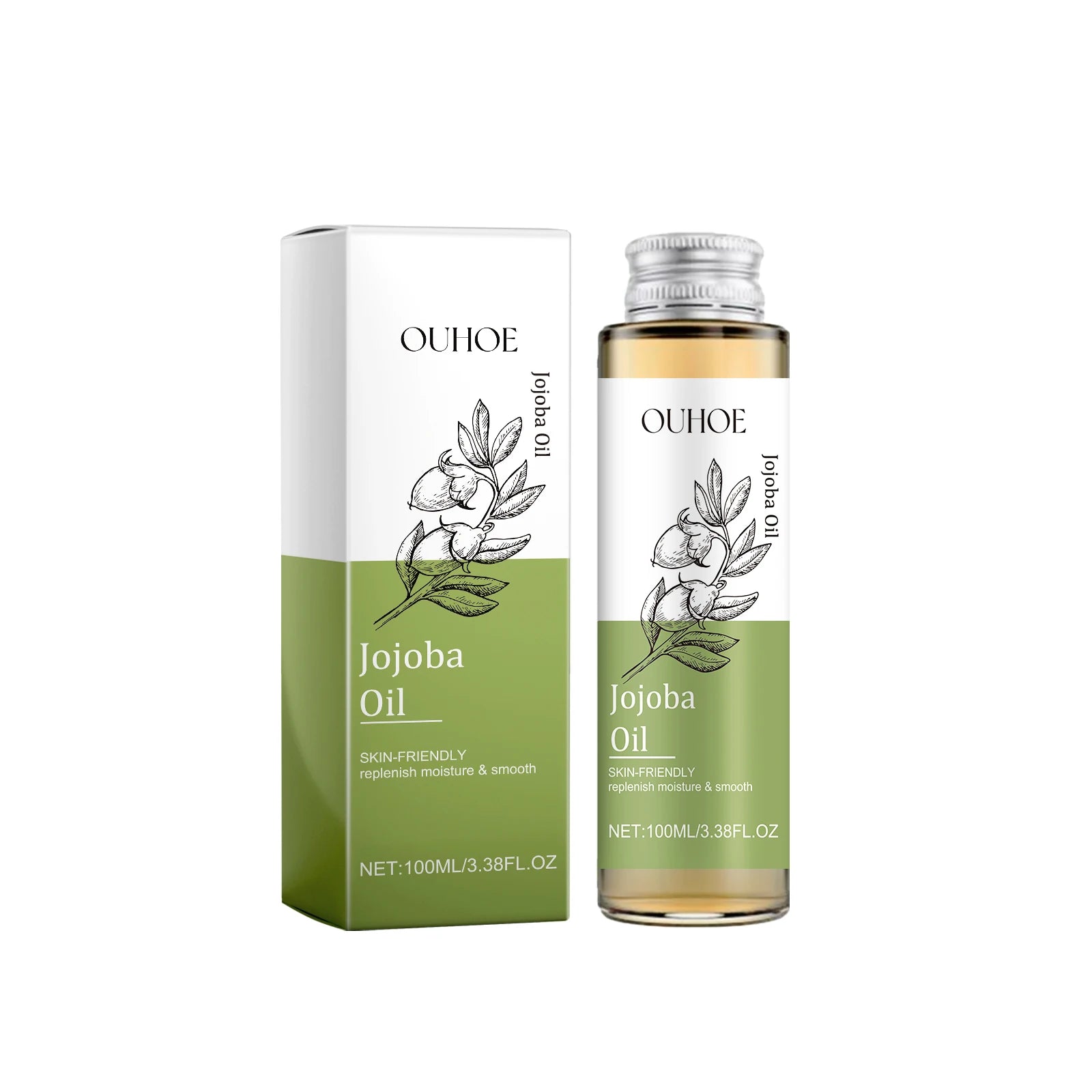 100% Pure Cold Pressed Virgin Premium Grade For Dry & Damaged Skin, Hair, Face, Body, Scalp & Nails Qme Jojoba