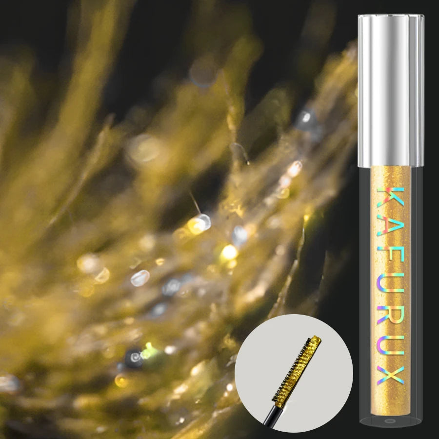 Diamond Mascara Shining Sweet Proof Glitter Eyelashes Quick Dry Qme