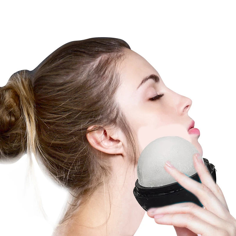 Silicone Ice Roller Facial Periocular Care Skincare Tool Cosmetic Qme