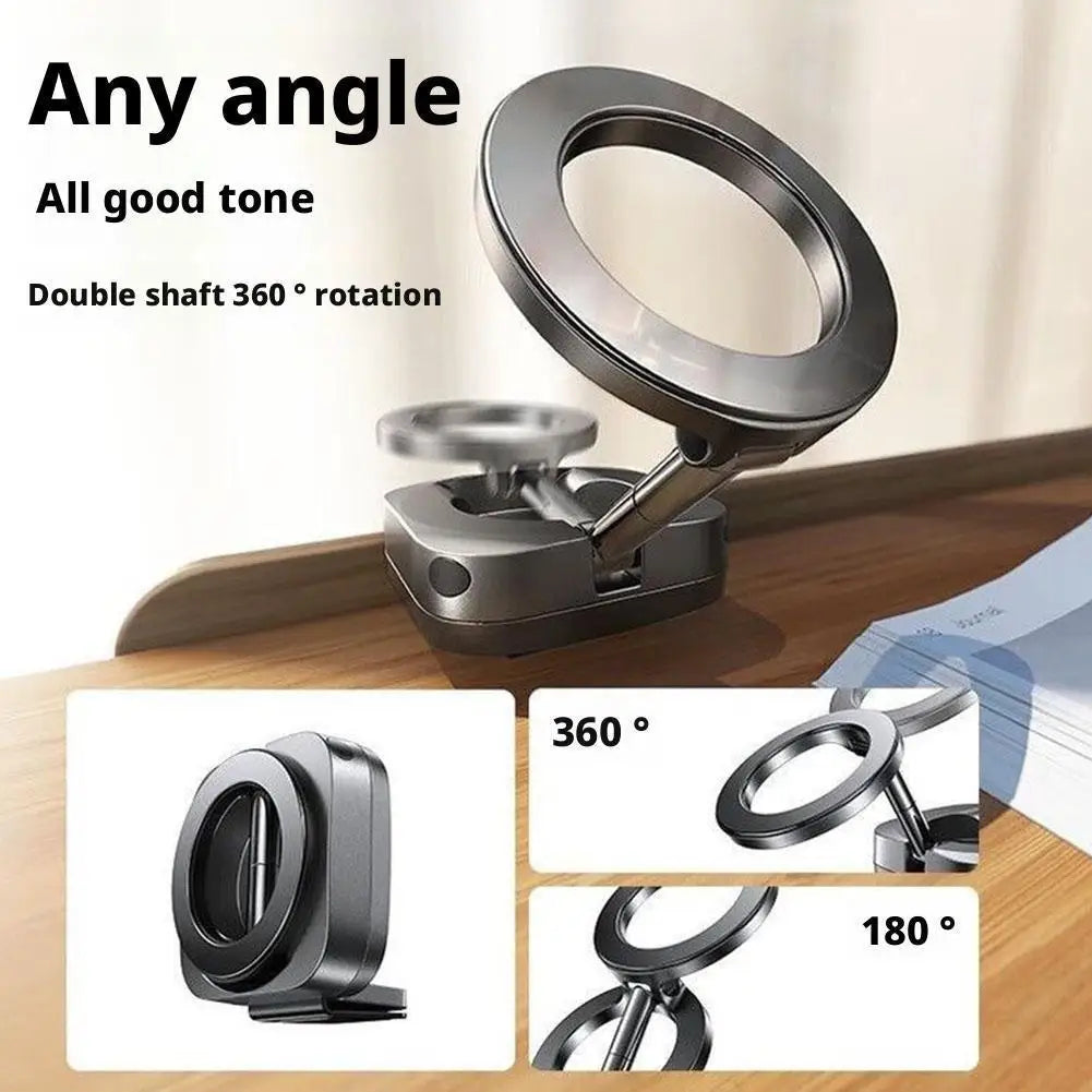 Magnetic Car Headrest Mount For Magsafe iPhone 360° Rotating Rear Seat Phone Holder Adjustable Car Bracket For Tablet Phone Qme