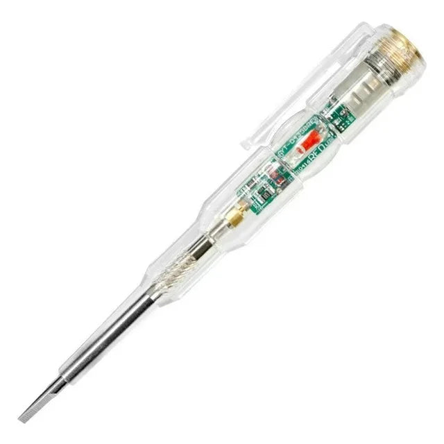 Induced Electric Tester Pen Screwdriver Probe Light Voltage Detector Qme 1pcs