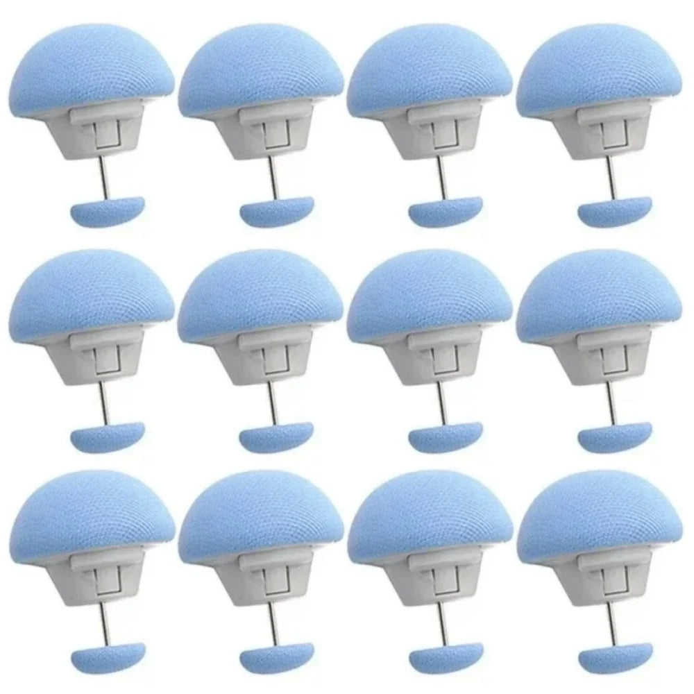 60-4PCS Bed Sheet Clip Quilt Anti Slip Safety Fixing Clip Blanket Anti Slip Deformation One Key Unlock Fastener Bed Accessories Qme Blue 12pcs