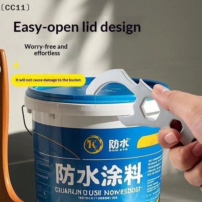 Multifunctional Metal Bucket Opener Labor Saving Design Hex Wrench Qme