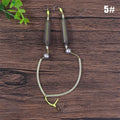 Carbon Steel Fishing Hook Double Bait Keeper Barbs Anti-separation Qme 5