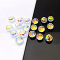 AAA Quality Faceted Rondelle Glass Beads 4-8mm Crystal Spacer Beads Assorted Jewelry Beads for Bracelets Necklaces Accessories Qme roundlle beads 4mm-150pcs