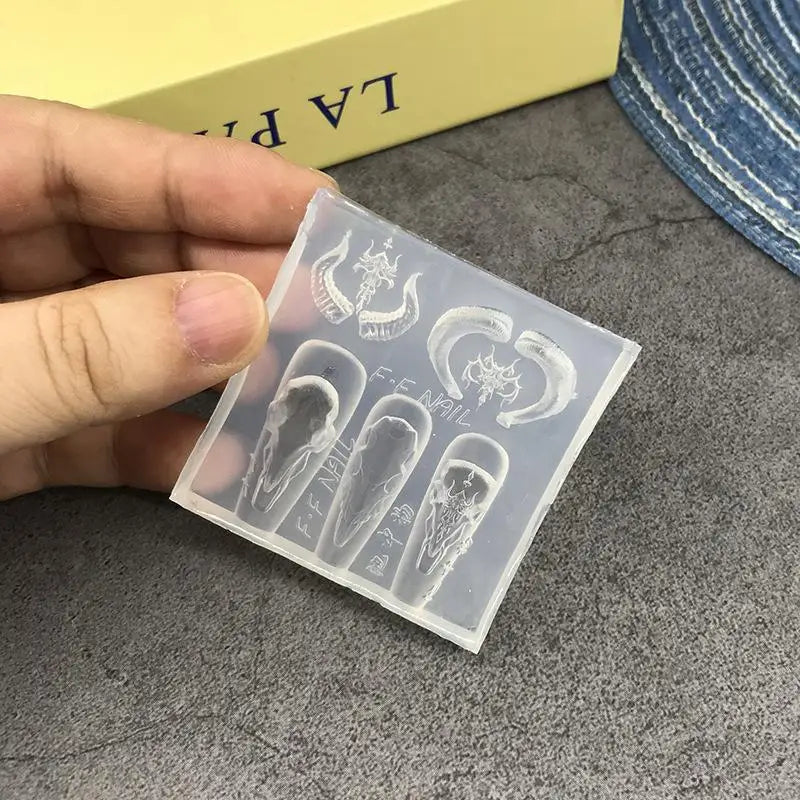 Sheepshead DIY Handcrafts Mould 3D Silicone Mold Nail Art Charms Qme