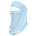 Face Cover Sunscreen Veil Outdoor Face Shield Men Fishing Face Mask Womne Neckline Mask Face Gini Mask Summer Sunscreen Mask Qme blue