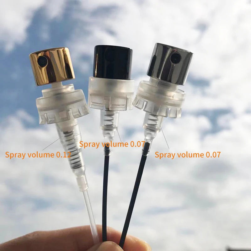 Bayonet Aluminum Perfume Bottle Matching Nozzle Cap Fine Mist Sprayer Qme